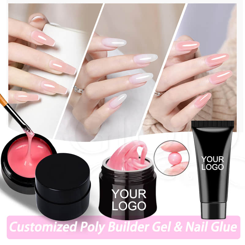 Customized Poly Builder Gel & Nail Glue