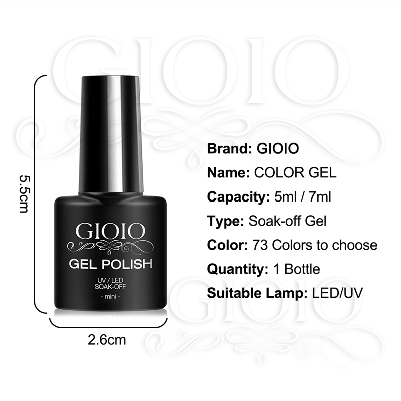 GIOIO Mini Serie 73 Colors Nail Gel Polish