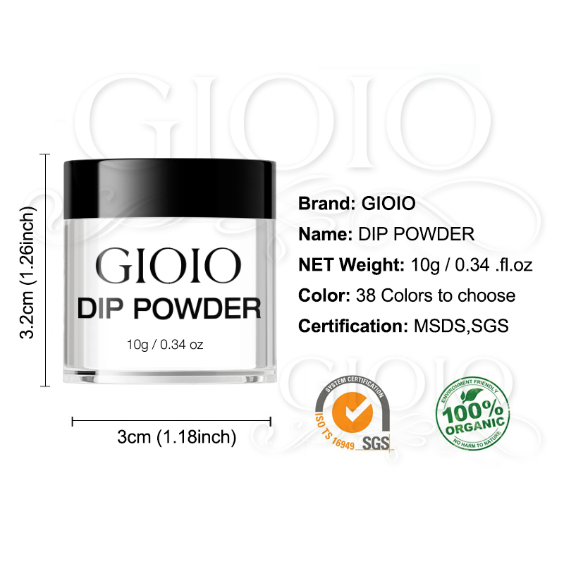 GIOIO 10g 38 Colors Dip Powder