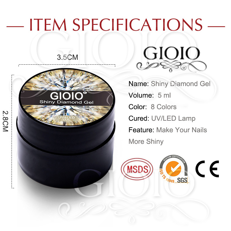 GIOIO 5ml Shiny Diamond Gel GIOIO 5ml Shiny Diamond Gel