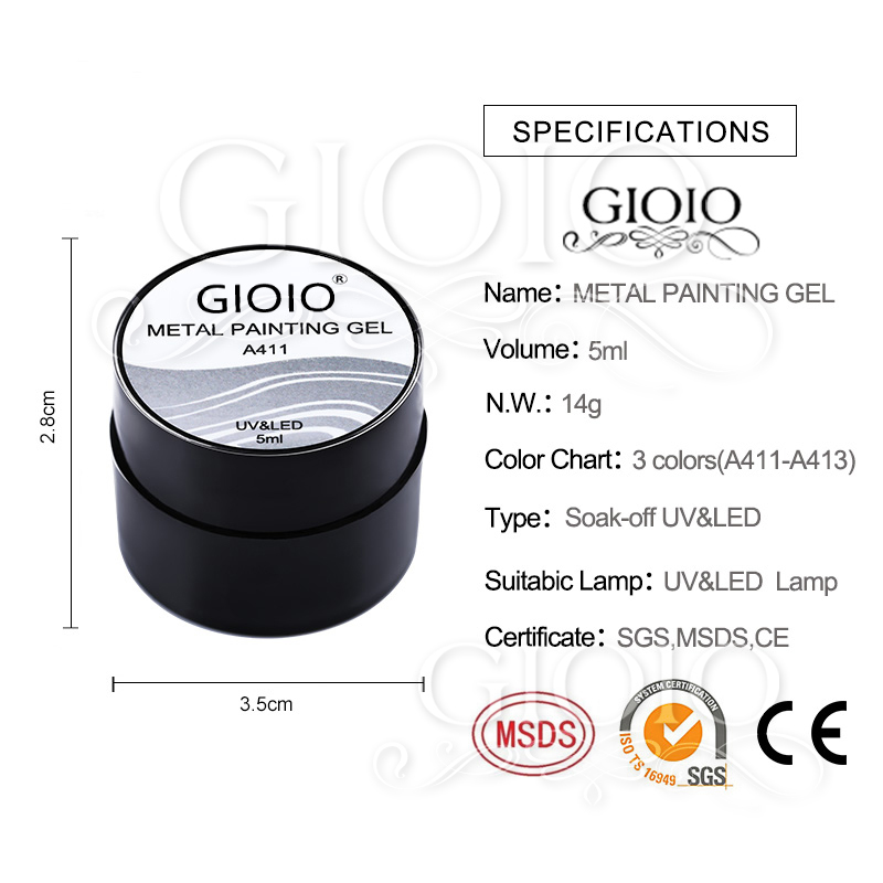 GIOIO 5ml Metal Painting Gel