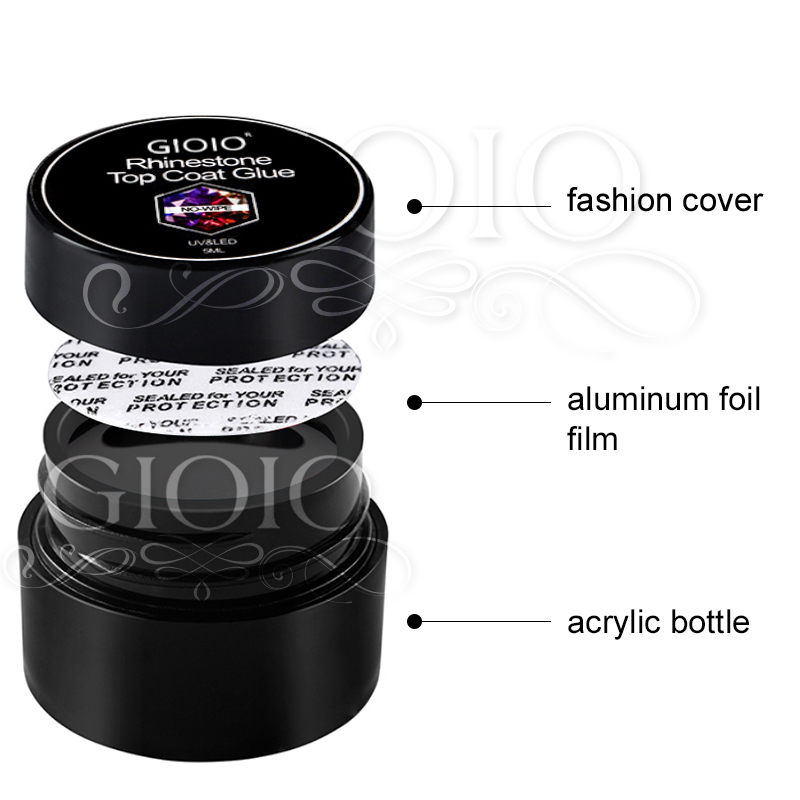 GIOIO 5ml Rhinestone Top Coat Glue