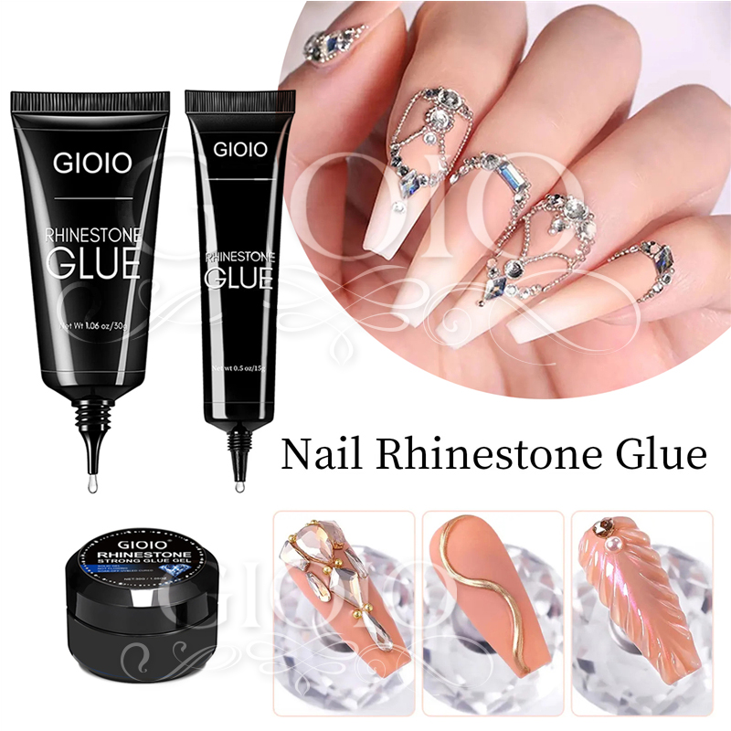 GIOIO 15g 30g Rhinestone Top Coat Glue