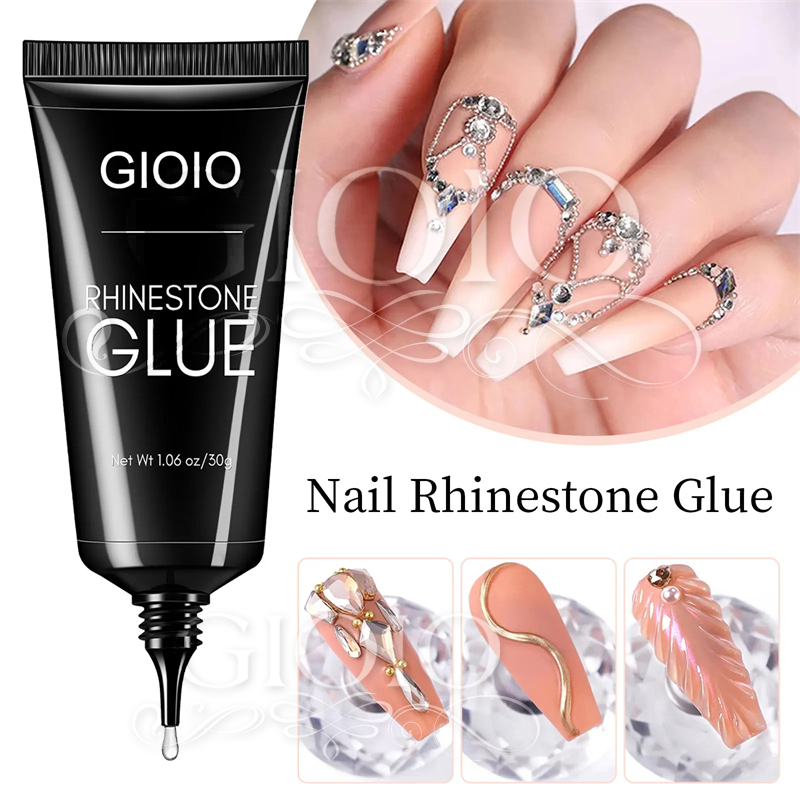 GIOIO 15g 30g Rhinestone Top Coat Glue
