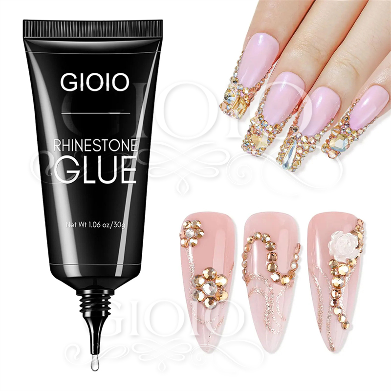 GIOIO 15g 30g Rhinestone Top Coat Glue