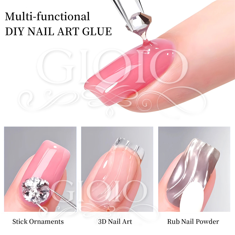 GIOIO 15g 30g Rhinestone Top Coat Glue
