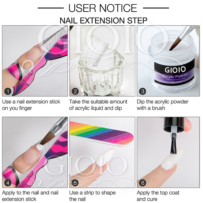 GIOIO Professional Acrylic System Kit ( 3x10g Version )