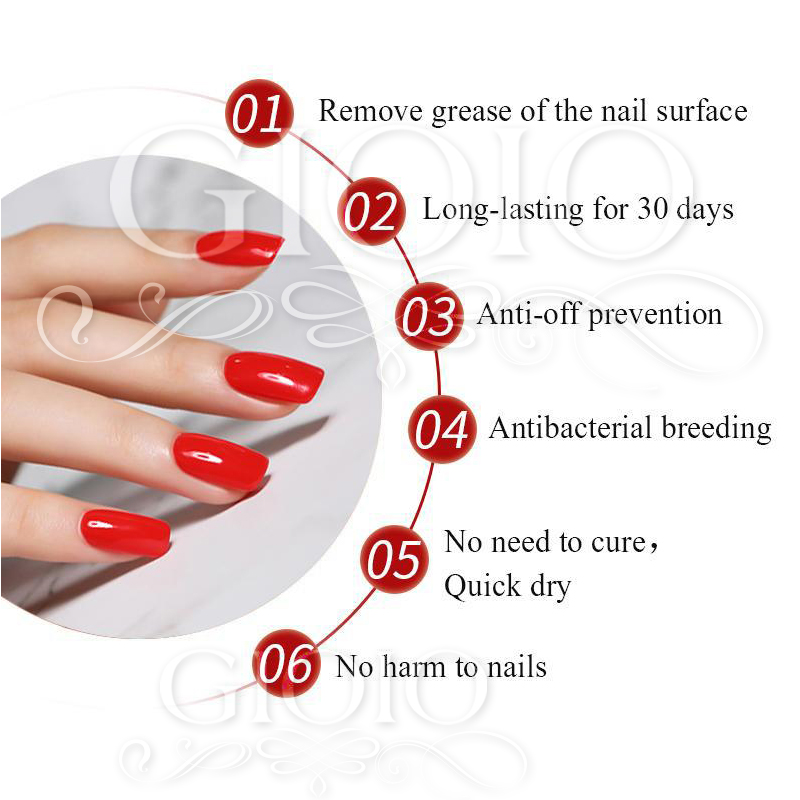 GIOIO 15ml Nail Primer + Nail Prep Dehydrator Nail Care Set