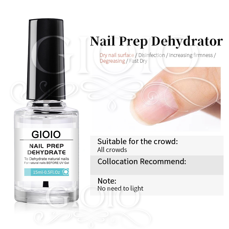 GIOIO 15ml Nail Primer + Nail Prep Dehydrator Nail Care Set