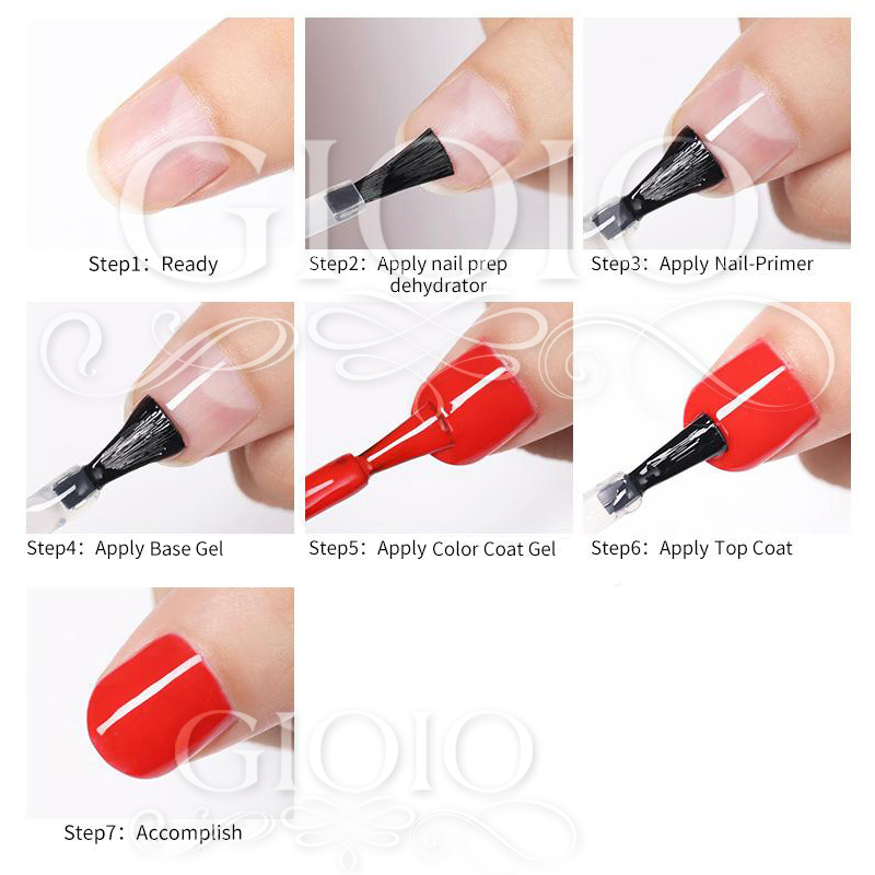 GIOIO 15ml Nail Primer + Nail Prep Dehydrator Nail Care Set