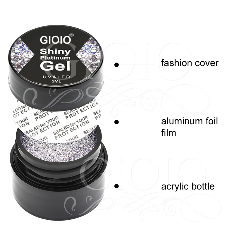 GIOIO 5ml Shiny Platinum Gel GIOIO 5ml Shiny Platinum Gel