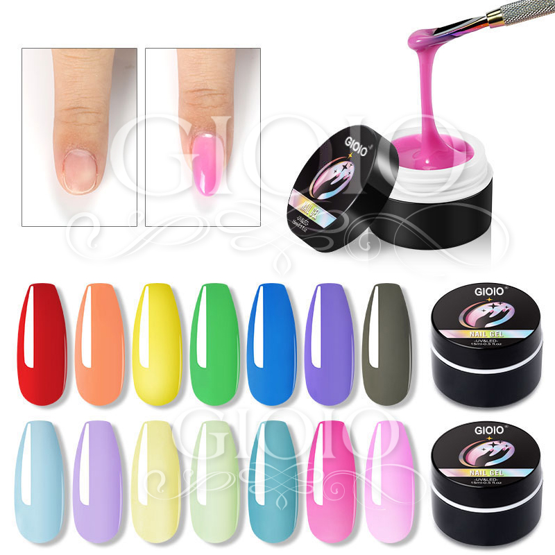 GIOIO 15ml (15g) Colorful Style Serie Nail Builder Gel