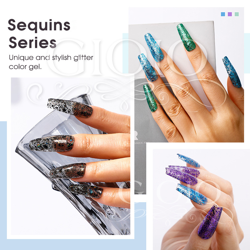 Sequin Colors Serie Customized Nail Polish or Gel Polish