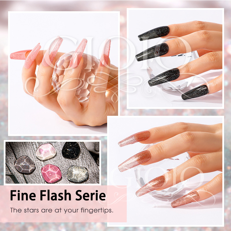 Fine Flash Colors Serie Customized Nail Polish or Gel Polish Fine Flash Colors Serie Customized Nail Polish or Gel Polish