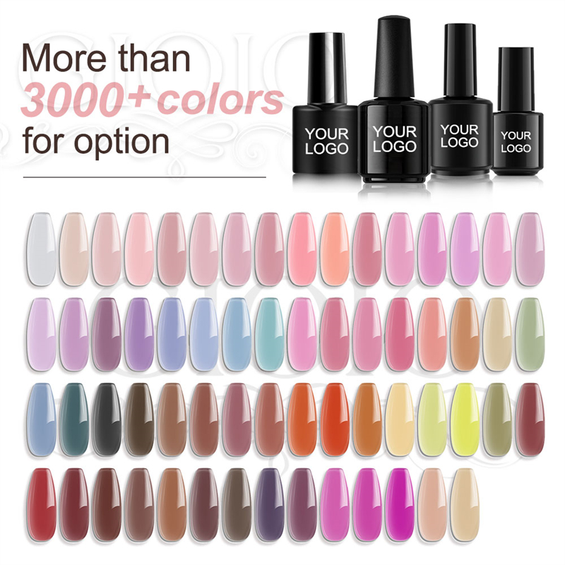 Transparent Colors Serie Customized Nail Polish or Gel Polish