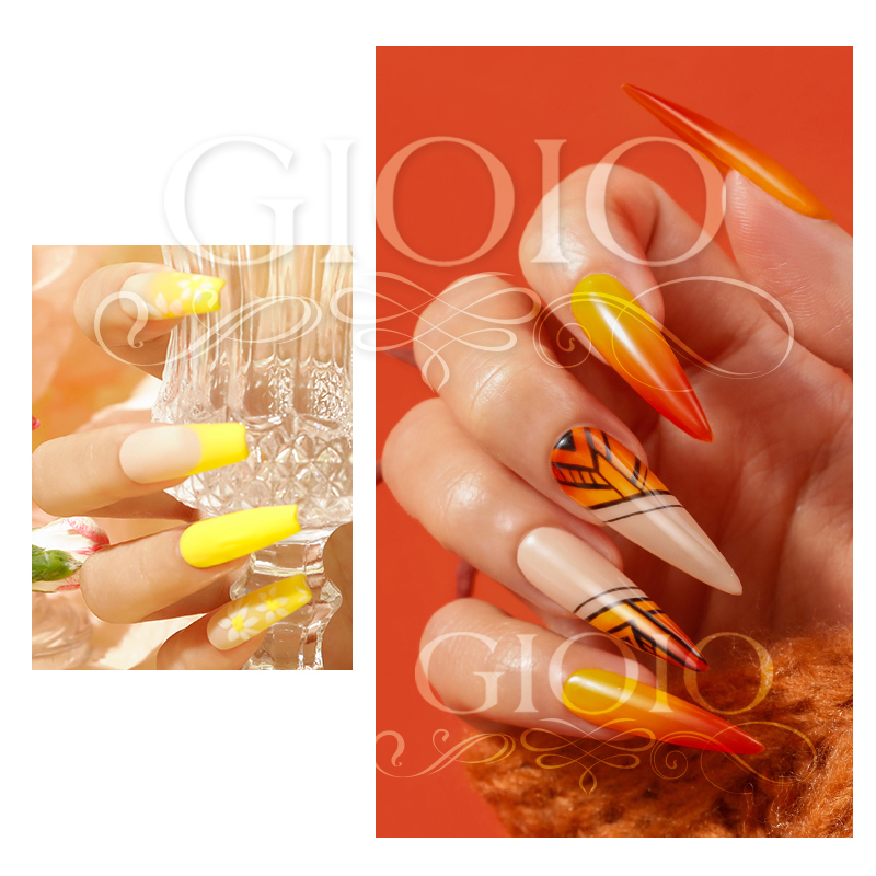 Orange Colors Serie Customized Nail Polish or Gel Polish