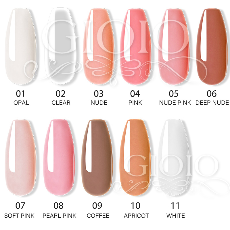 Nude Colors Serie 15ml 30ml 60ml Customized Poly Gel