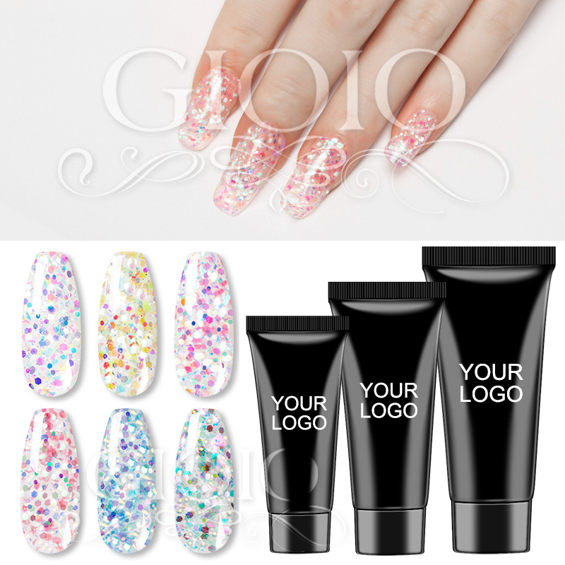 ​Shiny Colors Serie 15ml 30ml 60ml Customized Poly Gel