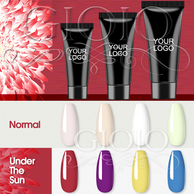 Light-Changing Colors Serie 15ml 30ml 60ml Customized Poly Gel