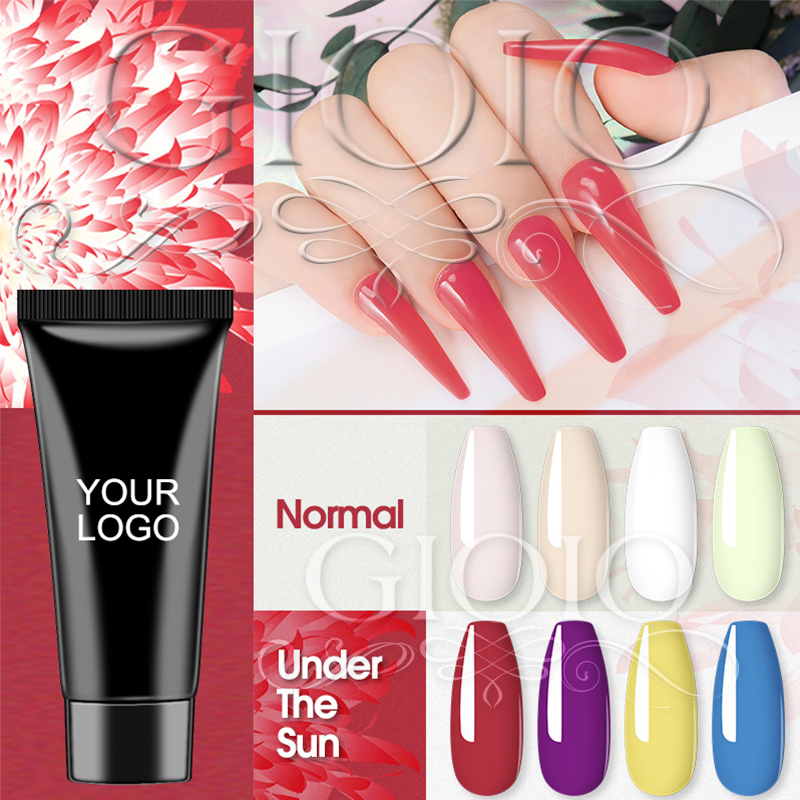 Light-Changing Colors Serie 15ml 30ml 60ml Customized Poly Gel