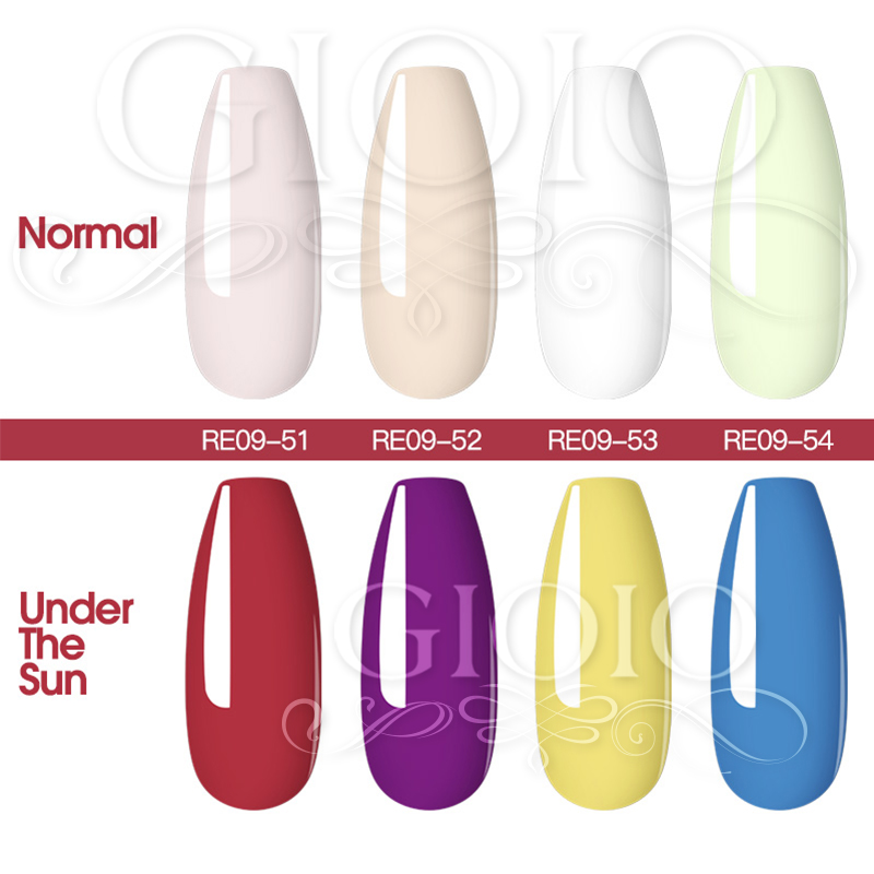 Light-Changing Colors Serie 15ml 30ml 60ml Customized Poly Gel