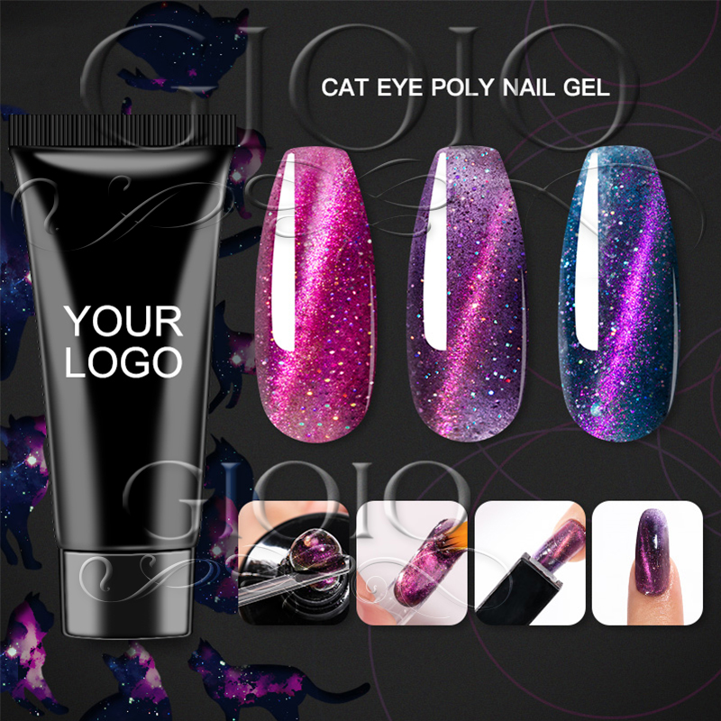 Cat Eye Serie 15ml 30ml 60ml Customized Poly Gel