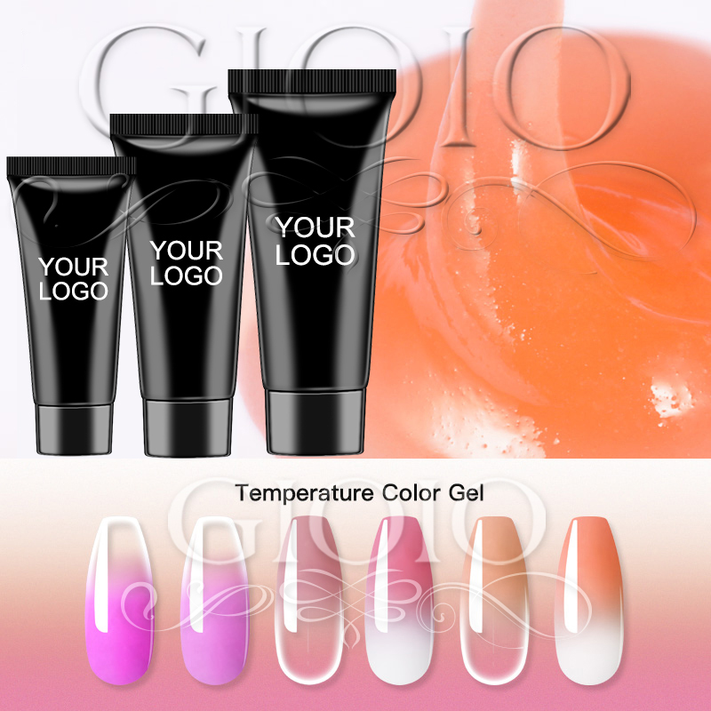 Temperature-Changing Colors Serie 15ml 30ml 60ml Customized Poly Gel