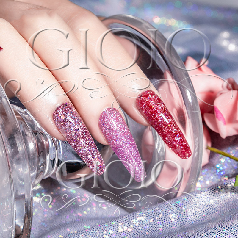 Glitter Color Series 15ml 30ml 60ml Customized Poly Gel