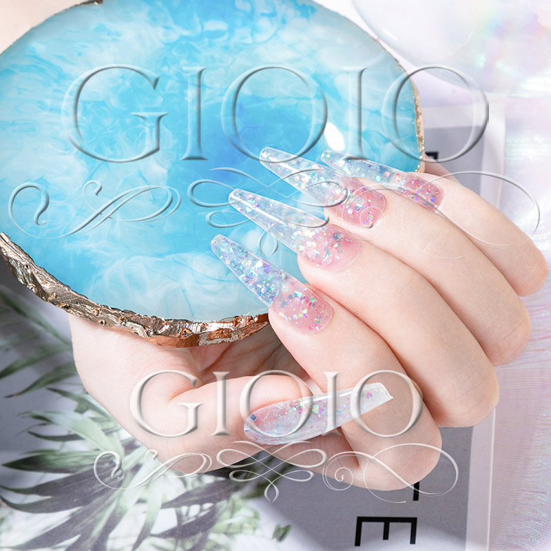 Glitter Color Series 15ml 30ml 60ml Customized Poly Gel