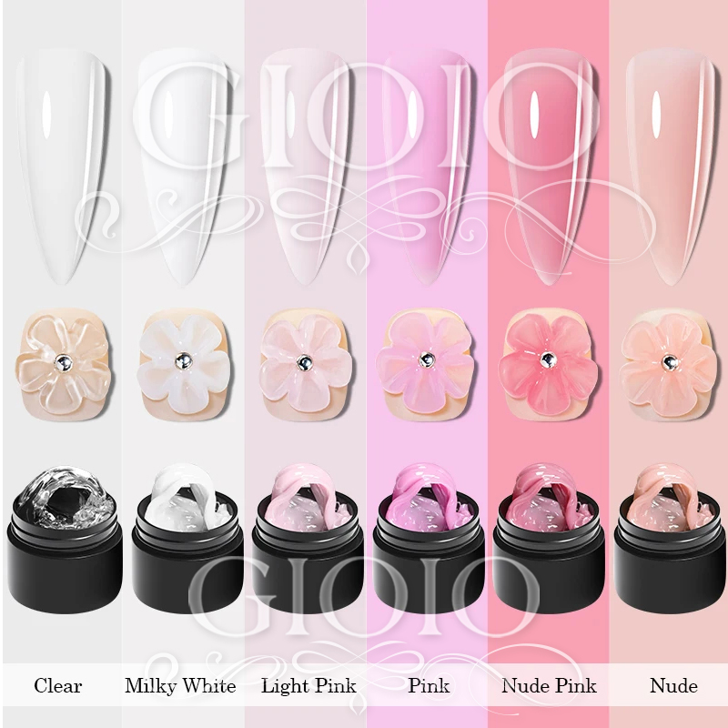 Customized Non-Stick Hand Solid Extension Nail Gel