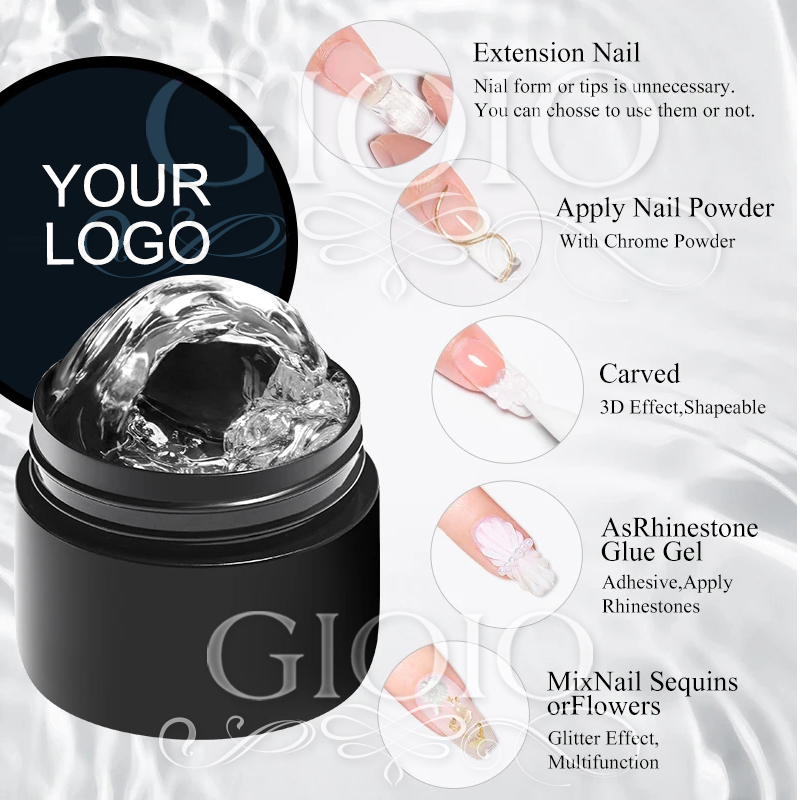 Customized Non-Stick Hand Solid Extension Nail Gel