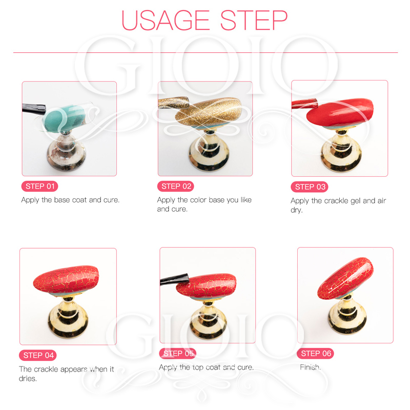 Customized Crackle Gel