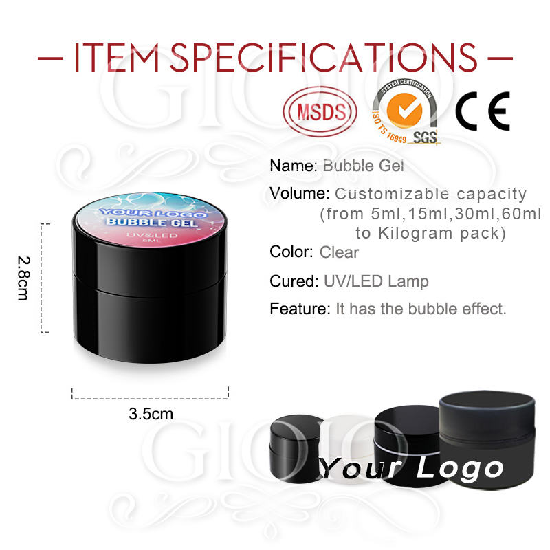 ​Customized Bubble Gel